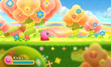 Kirby Triple Deluxe  (Europe)(En,Ge,Fr,Sp,It) screen shot game playing